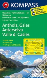 Wanderkarte n. 57. Antholz-Gsies-Anterselva-Valle di Casies libro