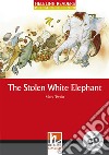 Hel Readers Red 3 Twain Stolen White Elephant+cd libro di TWAIN