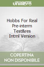 Hobbs For Real Pre-interm Test&res Intrnl Version