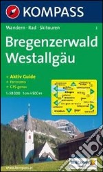 Carta escursionistica n. 2. Austria. Vorarlberg. Bregenzerwald-Westallgäu 1:50.000. Adatto a GPS. Digital map. DVD-ROM libro