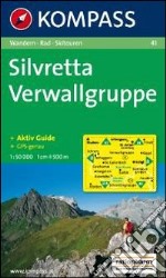 Carta escursionistica n. 41. Austria. Nei dintorni del lago di Costanza-Rund um den Bodensee. Silvretta-Verwallgruppe 1:50.000. Adatto a GPS. DVD-ROM digital map. Ediz. bilingue libro