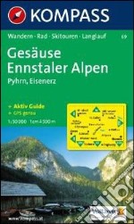 Carta escursionistica n. 69. Austria. Ad est delle Alpi. Vienna, Stiria, Austria inferiore... Gesäuse, Pyhrn, Eisenerz 1:50.000. Adatto a GPS. DVD-ROM digital map. Ediz. bilingue libro