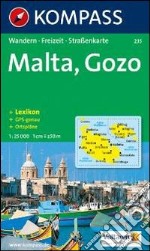 Carta escursionistica n. 235. Malta e isole Lipari. Malta, Gozo 1:25.000. Adatto a GPS. Digital map. DVD-ROM libro