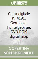 Carta digitale n. 4191. Germania. Fichtelgebirge. DVD-ROM digital map libro