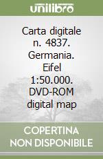 Carta digitale n. 4837. Germania. Eifel 1:50.000. DVD-ROM digital map libro