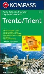 Pianta della città n. 482. Italia. Trento 1:2.500 libro