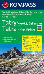 Carta escursionistica n. 2130. Repubblica Slovacca. Tatra Alta-Hohe Tatra-Visokè Tatry 1:25.000. Adatto a GPS. Digital map. DVD-ROM. Ediz. multilingue libro