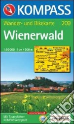 Carta escursionistica n. 209. Austria. Ad est delle Alpi. Vienna, Stiria... Wienerwald 1:50.000. Adatto a GPS. DVD-ROM digital map. Ediz. bilingue libro