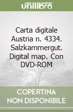 Carta digitale Austria n. 4334. Salzkammergut. Digital map. Con DVD-ROM libro