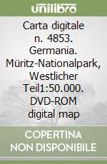 Carta digitale n. 4853. Germania. Müritz-Nationalpark, Westlicher Teil1:50.000. DVD-ROM digital map libro