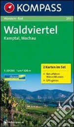Carta escursionistica n. 203. Austria. Ad est delle Alpi. Vienna... Waldviertel, Kamptal, Wachau 1:50.000 (set con due carte). Adatto a GPS. DVD-ROM digital map. Ediz. bilingue libro