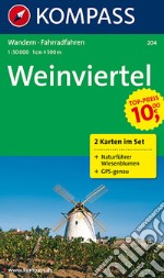 Carta escursionistica n. 204. Austria. Ad est delle Alpi. Vienna, Stiria... Weinviertel 1:50.000 (set con due carte). Adatto a GPS. DVD-ROM digital map. Ediz. bilingue libro