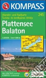 Carta escursionistica n. 245. Ungheria. Plattensee-Balaton 1:50.000. Adatto a GPS. Digital map. DVD-ROM libro