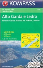 Carta escursionistica n. 690. Lago di Garda. Alto Garda e Ledro, Riva del Garda, Malcesine 1:25000. Adatto a GPS. Digital map. DVD-ROM libro