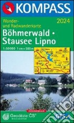 Carta escursionistica n. 2024. Repubblica Ceca. Böhmerwald/Stausee Lipno 1:50.000. Adatto a GPS. DVD-ROM digital map libro