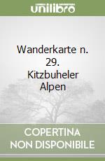 Wanderkarte n. 29. Kitzbuheler Alpen libro