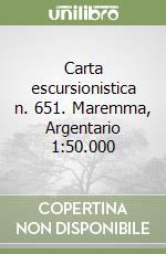 Carta escursionistica n. 651. Maremma, Argentario 1:50.000