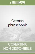 German phrasebook libro