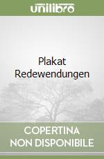 Plakat Redewendungen libro