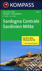 Sardegna centrale-Sardinien mitte. Carta escursionistica 1:50.000. Ediz. bilingue libro