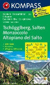 Carta escursionistica n. 055. Monzoccolo, Altopiano del Salto-Tschögglberg, Salten 1:25.000 libro