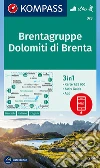 Carta escursionistica n. 073. Dolomiti di Brenta 1:25.000. Ediz. italiana, tedesca e inglese libro