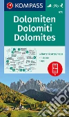Carta escursionistica n. 672. Dolomiti-Dolomiten 1:35.000 (set di 4 carte) libro