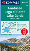 Carta escursionistica n. 102. Lago di Garda, Monte Baldo 1:50.000. Ediz. italiana, tedesca e inglese libro