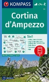 Carta escursionistica n. 55. Cortina d'Ampezzo 1:50.000. Ediz. italiana, tedesca e inglese libro