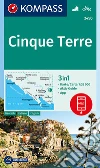 Carta escursionistica n. 2450. Cinque Terre 1:35.000. Ediz. italiana, tedesca e inglese libro