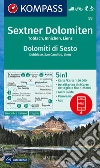 Carta escursionistica n. 58. Dolomiti di Sesto, Dobbiaco, San Candido, Lienz 1:50.000. Ediz .italiana, tedesca e inglese libro