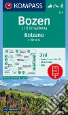 Carta escursionistica n. 154 - Bolzano e dintorni 1:25.000. Ediz. italiana, tedesca e inglese libro
