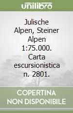 Julische Alpen, Steiner Alpen 1:75.000. Carta escursionistica n. 2801. libro
