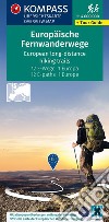 Carta escursionistica n. 2562. Europäische Fernwanderwege, 12 E-Wege. Ediz. bilingue libro