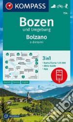 Cartina escursionistica n. 154. Bolzano e dintorni 1:25.000. Con App libro