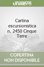 Cartina escursionistica n. 2450 Cinque Terre