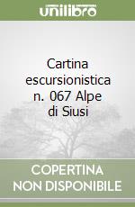 Cartina escursionistica n. 067 Alpe di Siusi