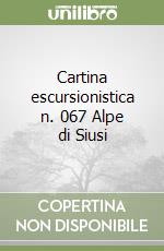 Cartina escursionistica n. 067 Alpe di Siusi libro