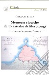 Memorie storiche dello assedio di Mesolongi libro
