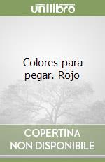 Colores para pegar. Rojo libro