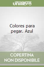 Colores para pegar. Azul libro