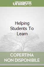 Helping Students To Learn libro