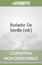 Burlador De Sevilla (sdr) libro