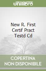 New R. First Certif Pract Testd Cd (3) libro