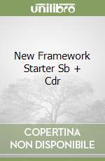 New Framework Starter Sb + Cdr libro