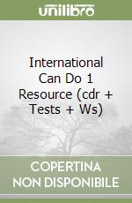 International Can Do 1 Resource (cdr + Tests + Ws) libro