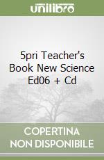 5pri Teacher's Book New Science Ed06 + Cd libro