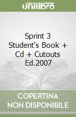 Sprint 3 Student's Book + Cd + Cutouts Ed.2007 libro