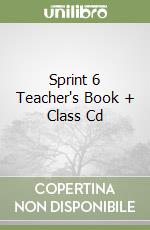 Sprint 6 Teacher's Book + Class Cd libro