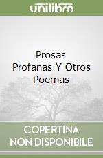 Prosas Profanas Y Otros Poemas libro